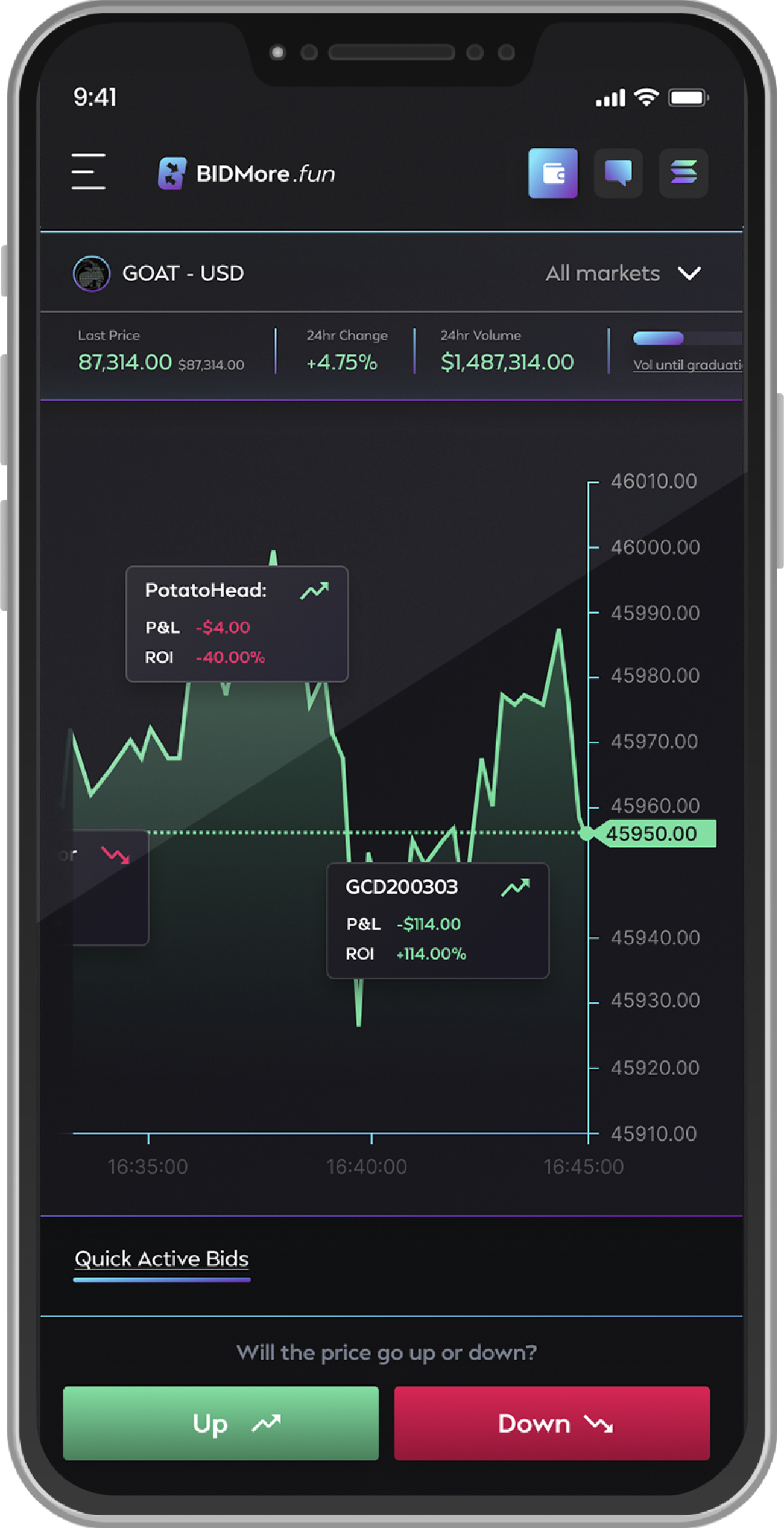 Trading Interface